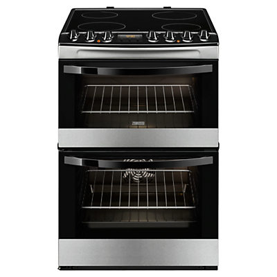 Zanussi ZCV68310XA Electric Cooker, Stainless Steel Zanussi ZCV68310XA Electric Cooker, Stainless Steel